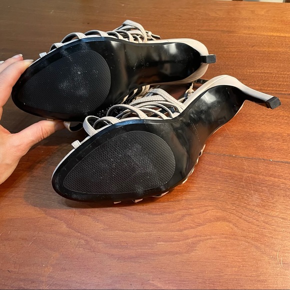 Zara, 40/9.5, like new, beaded heels - Picture 6 of 8